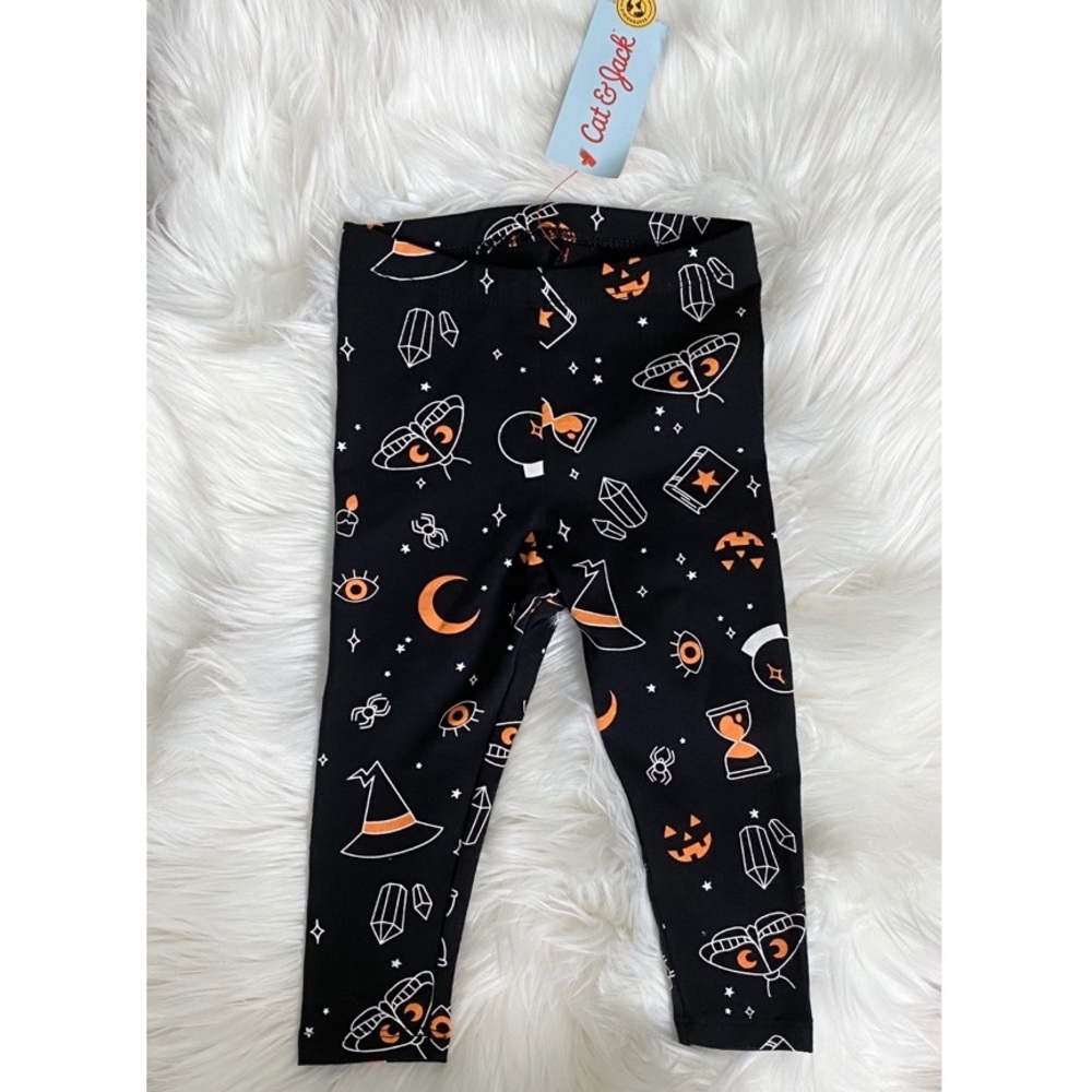 Cat & Jack Halloween Leggings New 18M